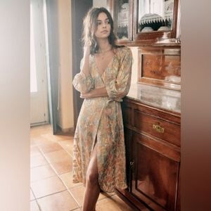 Sezane Orchidée Dress in Imprimé Printanier